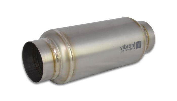 Vibrant Resonator 2.500 Inlet/Outlet x 12 Long - CP1 Titanium (17525)