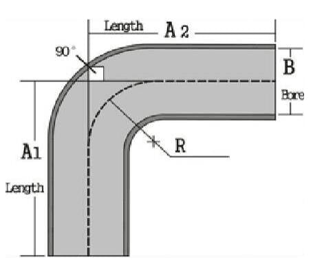 Aluminum Mandrel 90° Elbow  Mandrel Bent Pipe– Ace Race Parts